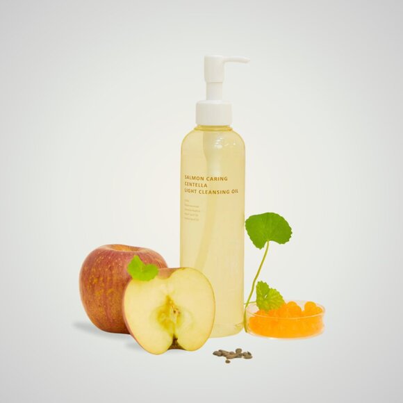 HEVEBLUE Salmon Caring Centella Light Cleansing Oil 250ml - Picture 2 of 4